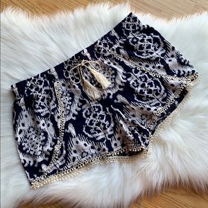 Boho Tassel Shorts
